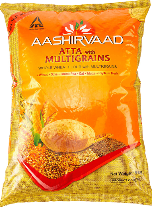 Aashirvaad Multigrain Whole Wheat Flour 5 kg