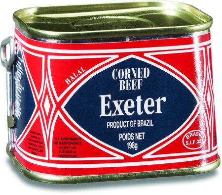 Exeter Corned Beef 198G offers savory taste and convenient size, ideal for breakfast dishes and sandwiches.
