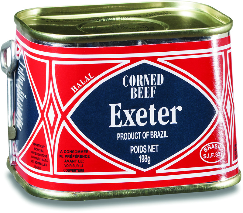 Exeter Corned Beef 198G offers savory taste and convenient size, ideal for breakfast dishes and sandwiches.