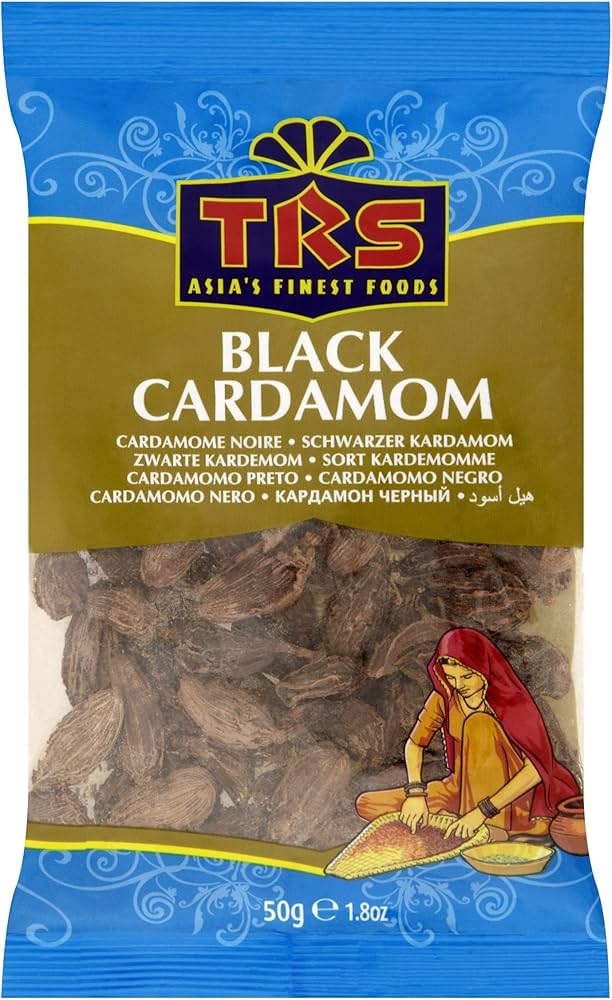Smoky, bold black cardamom for deep, intense flavor.