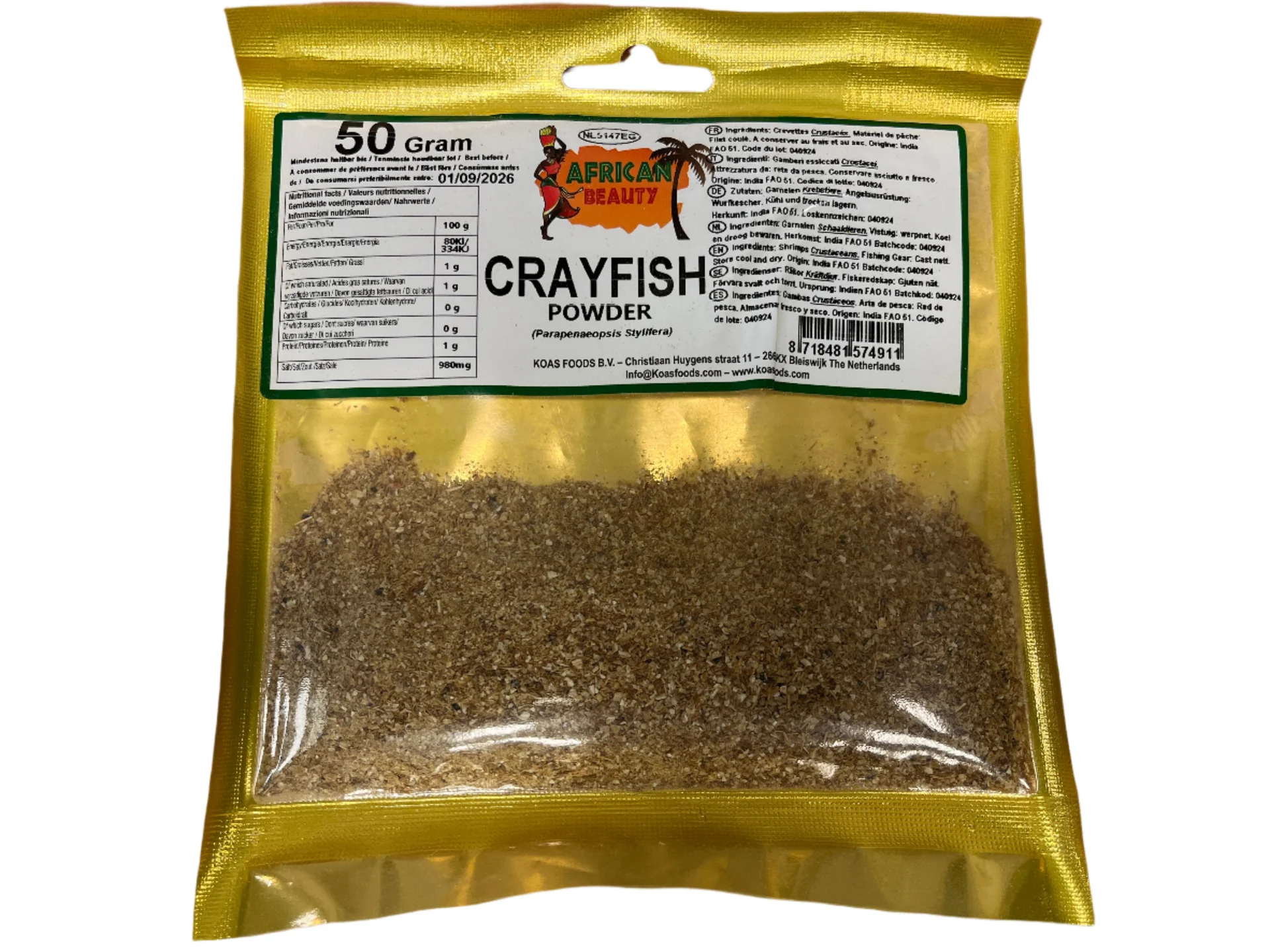 Africa Crayfish Powder 50G