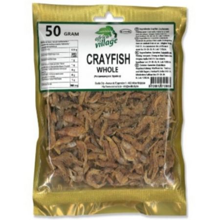 Africa Village Crayfish Whole 50G