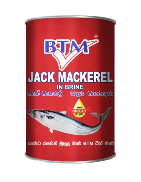 BTM Jack Mackerel in Brine 425G