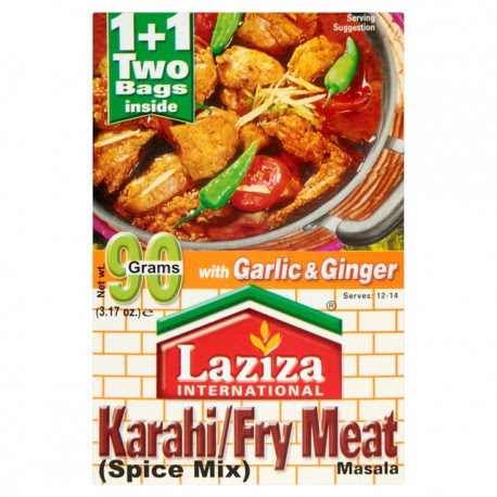 Laziza Karahi Fry Meat 100G
