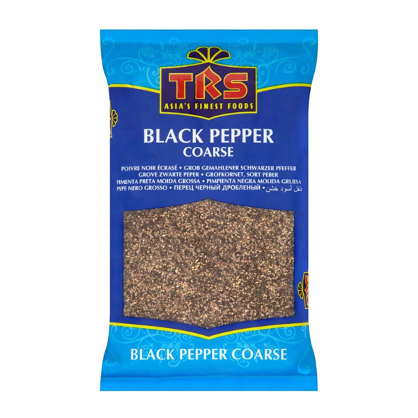 Coarsely ground black pepper for strong texture and heat.